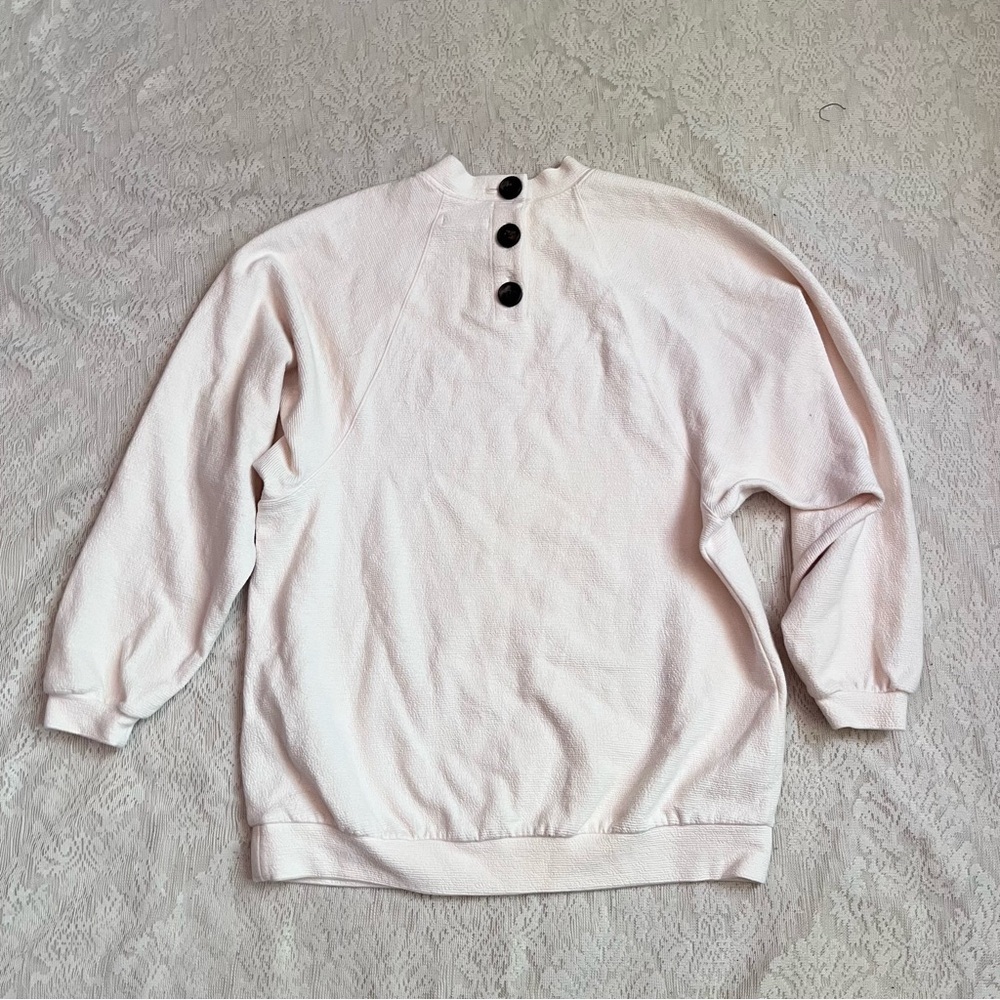 Madewell button back mock neck top - Picture 10 of 11